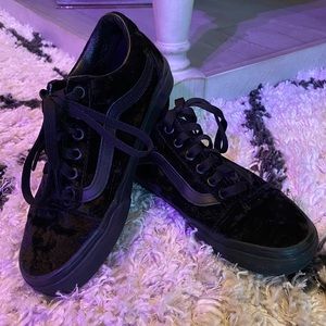 Black vans.